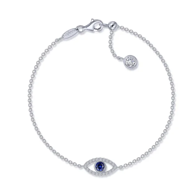 0.62 CTW Evil Eye Bracelet