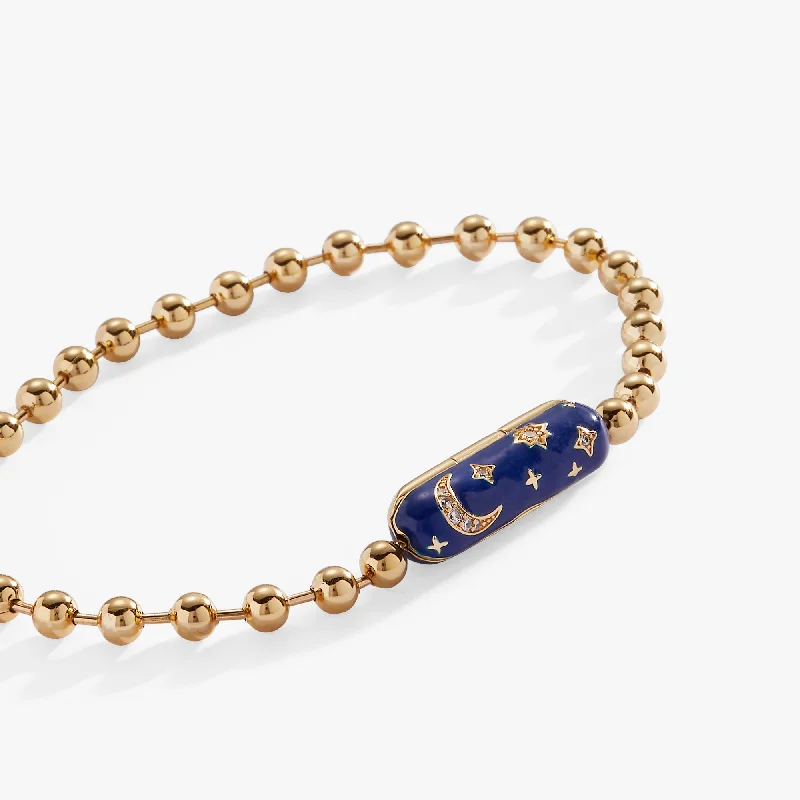 Starry Night Barrel Closure Bracelet