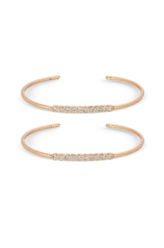 Double Take Crystal Cuff Set