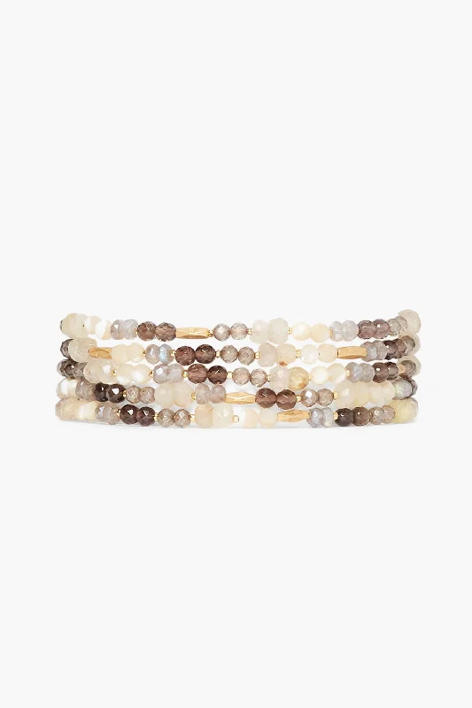 Indio Naked Wrap Bracelet Natural Mix