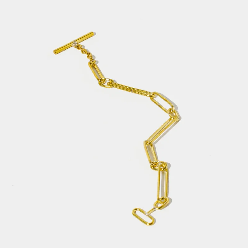 Loop Link Bracelet - Brass