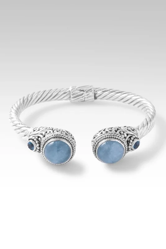 Nurturing Soul Tip-to-Tip Bracelet™ in Aquamarine