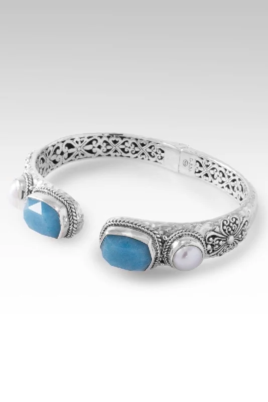 Purpose & Intent Tip-to-Tip Bracelet™ in Blue Quartz