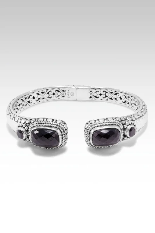 Radiant Glory Tip-to-Tip Bracelet™ in Black Spinel