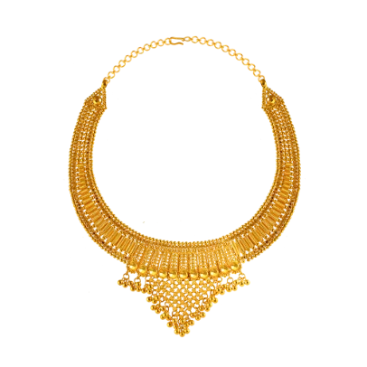 22k Magnificent Gold Necklace Design