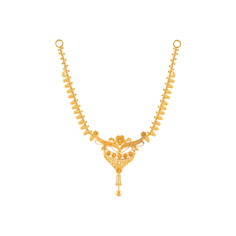 22KT (916) Yellow Gold  Necklace For Women