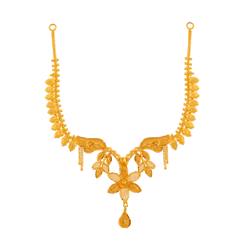 22KT Yellow Gold Necklace For Women