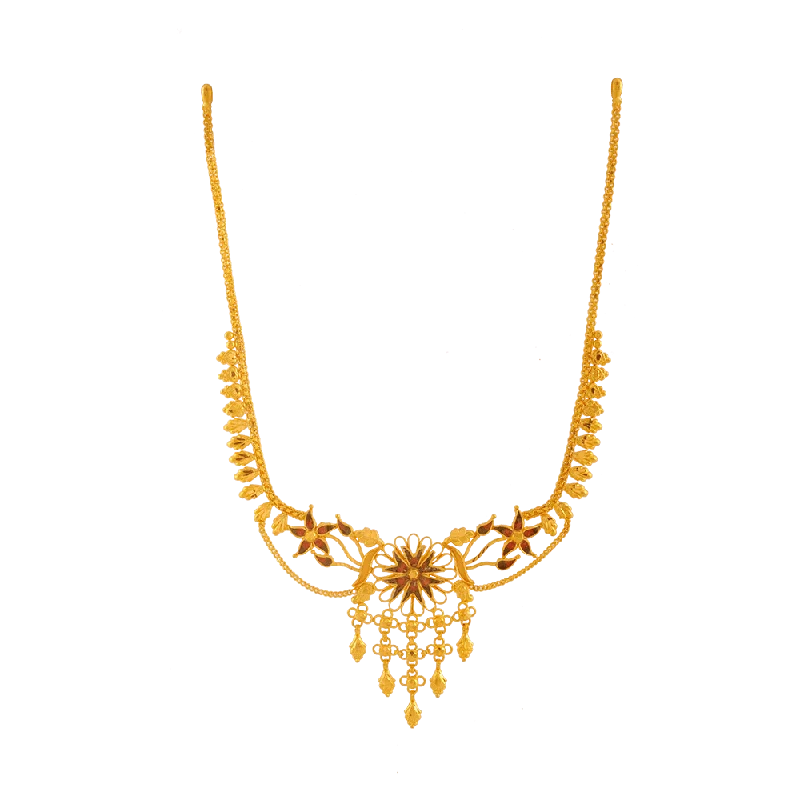 22KT Yellow Gold Necklace For Women