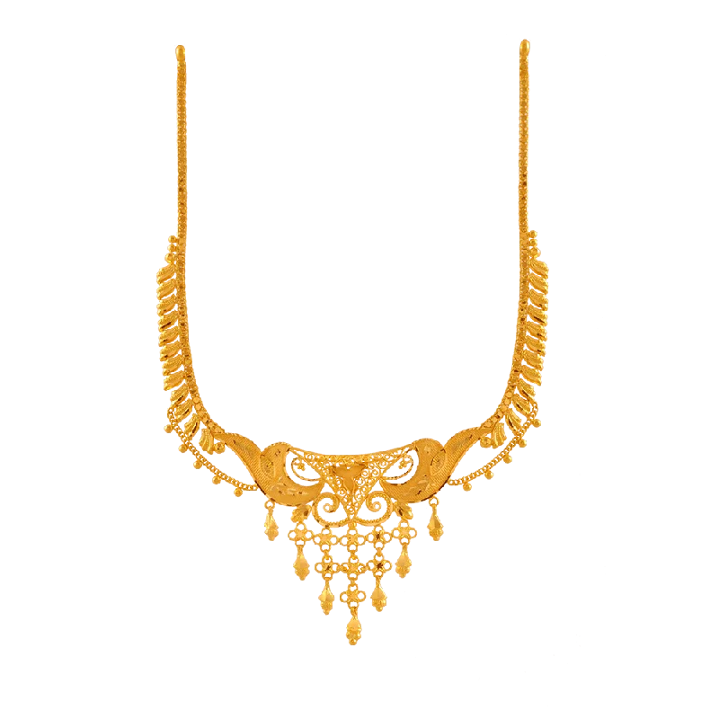 22KT Yellow Gold Necklace For Women