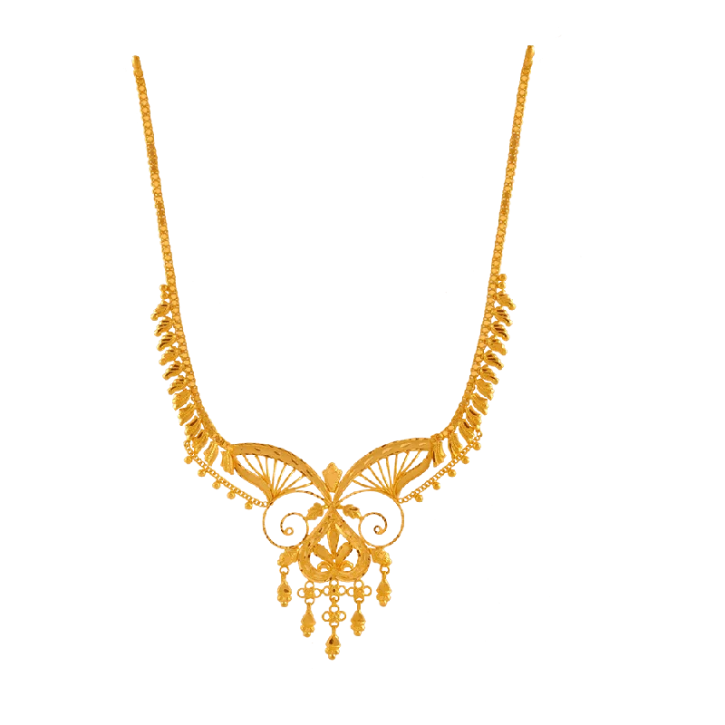 22KT Yellow Gold Necklace For Women