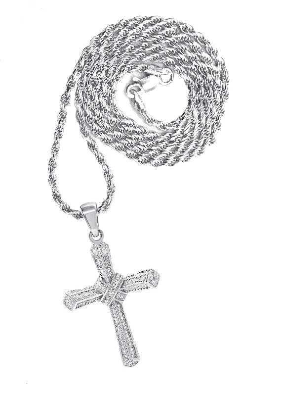 Silver Cross Necklace | 17 Grams