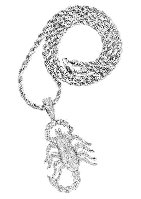 Silver Scorpion Necklace | 33 Grams