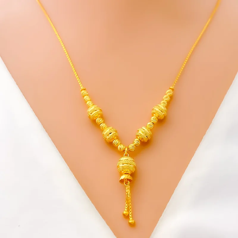 Ethereal Lovely 22k Gold Necklace