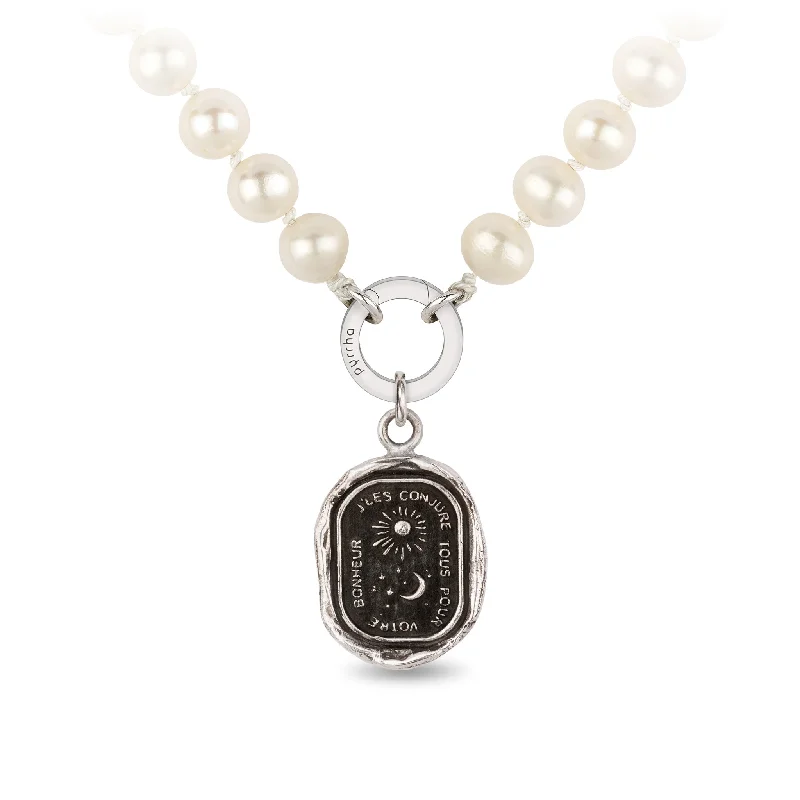 Everything For You Knotted Freshwater Pearl Necklace