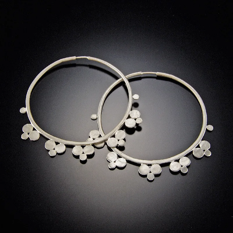 Multi Disk Hoop Earrings