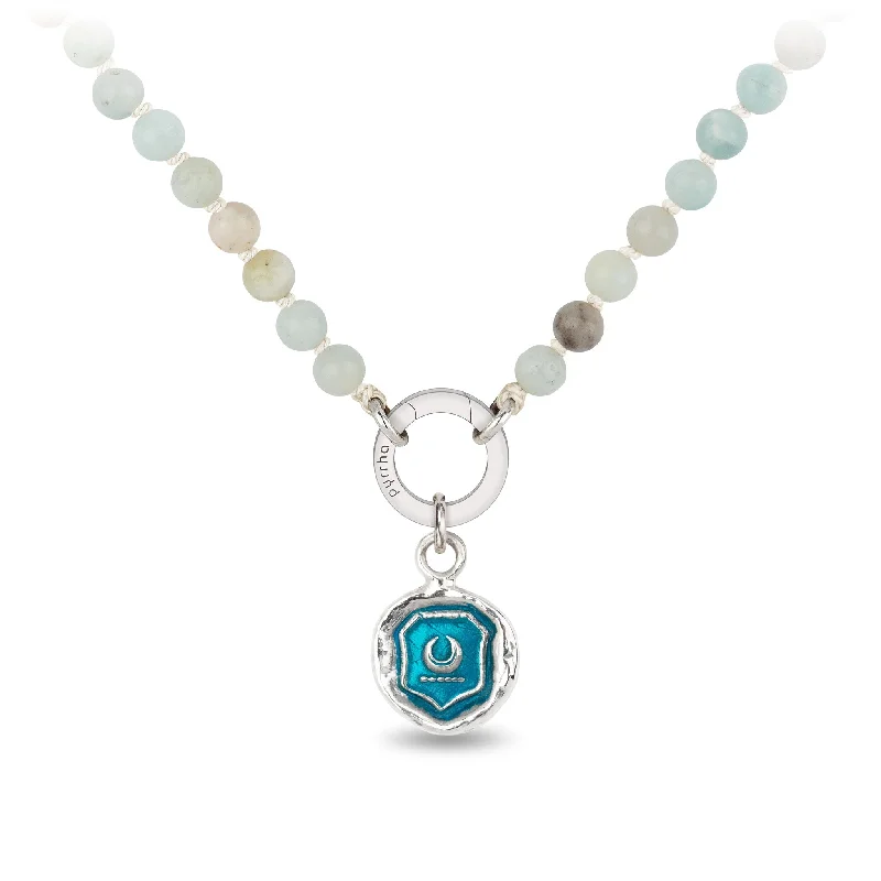 New Beginnings Sautoir Necklace - Capri Blue