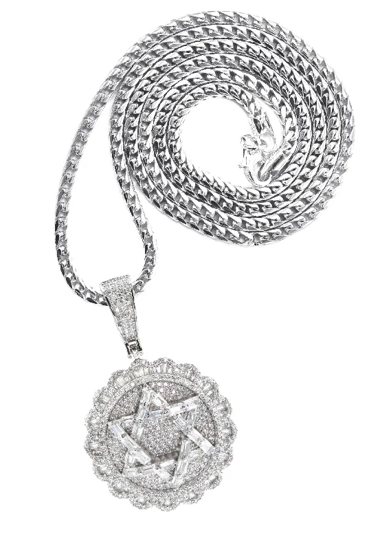 Silver Star of David Necklace | 30 Grams