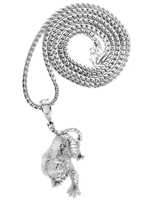 Silver Cheetah Necklace | 27 Grams