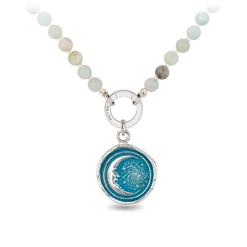 Trust the Universe Sautoir Necklace - Capri Blue