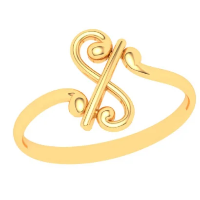 22KT Musical Note Gold Ring From Goldlites Collection