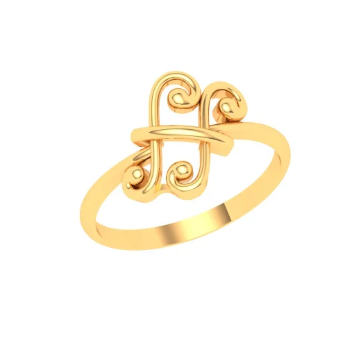 22KT Musical Note Gold Ring From Goldlites Collection