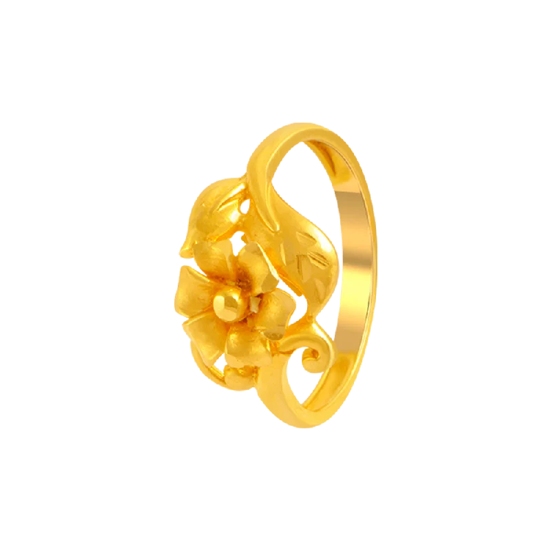 22KT Yellow Gold Ring For Women