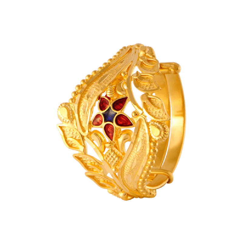 22KT Yellow Gold Ring For Women