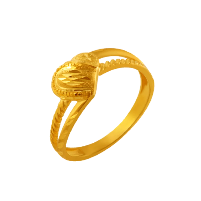 22KT Yellow Gold Ring For Women