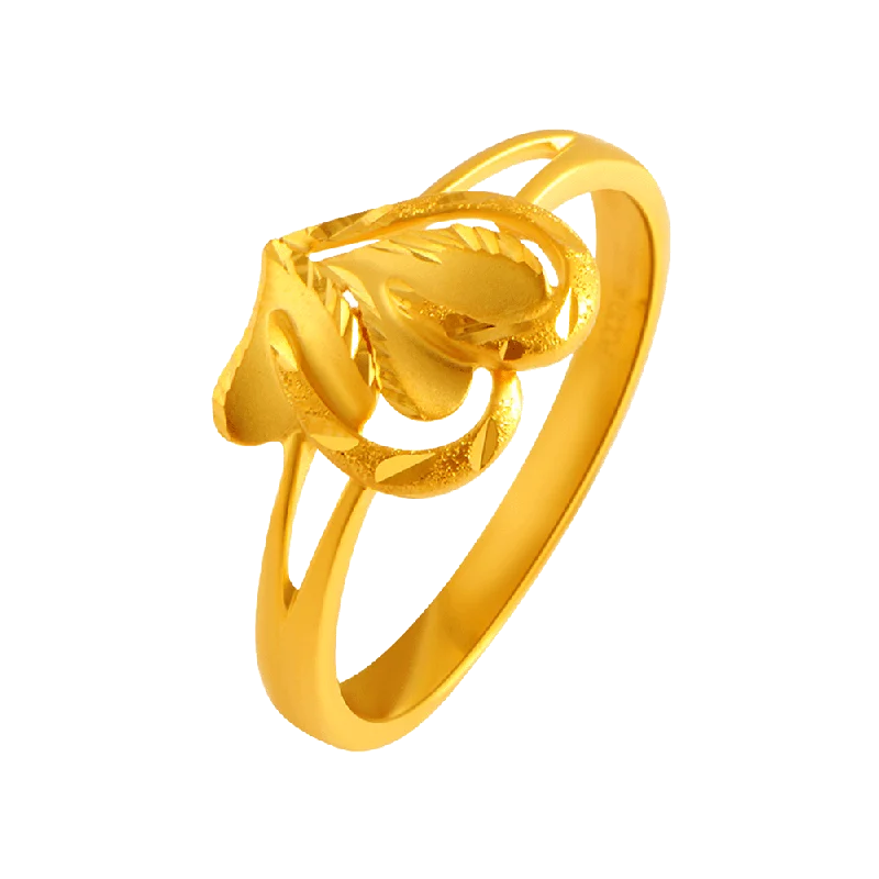 22KT Yellow Gold Ring For Women