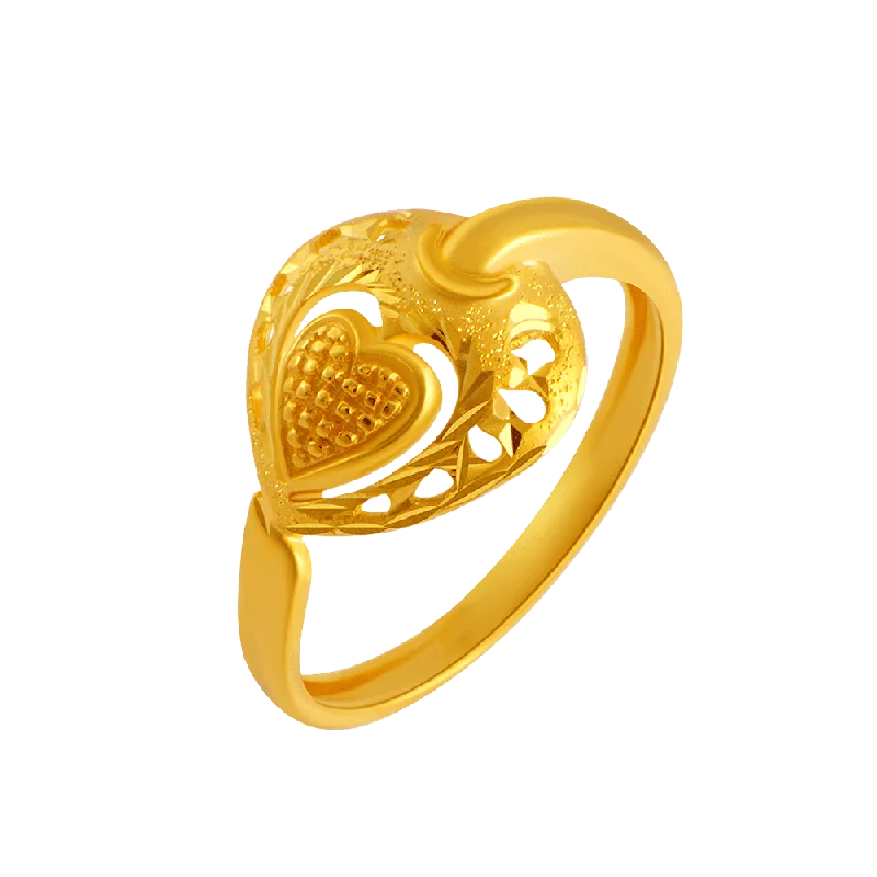 22KT Yellow Gold Ring For Women