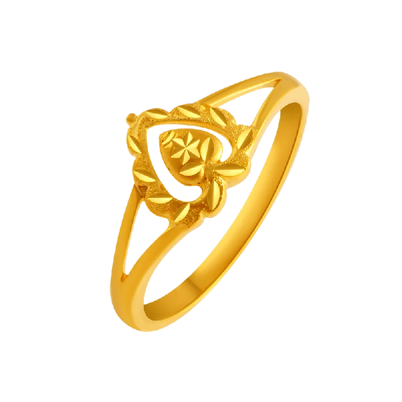 22KT Yellow Gold Ring For Women