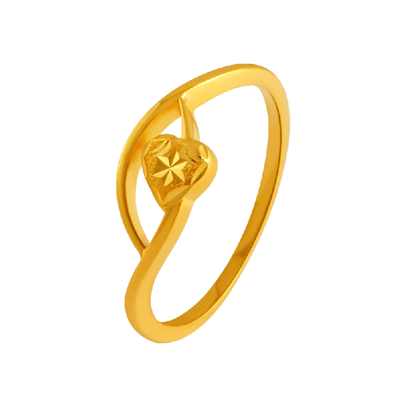 22KT Yellow Gold Ring For Women