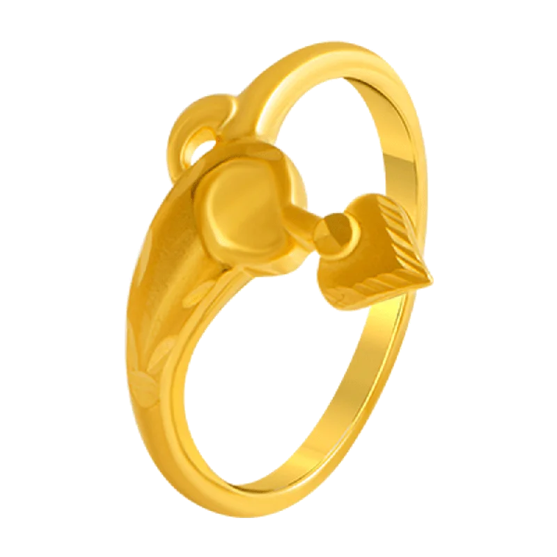 22KT Yellow Gold Ring For Women