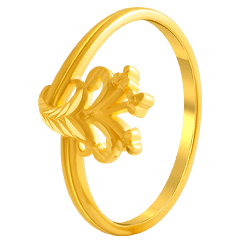 22KT Yellow Gold Ring For Women