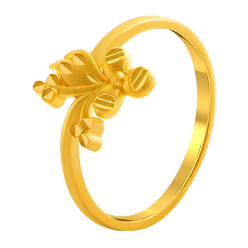 22KT Yellow Gold Ring For Women