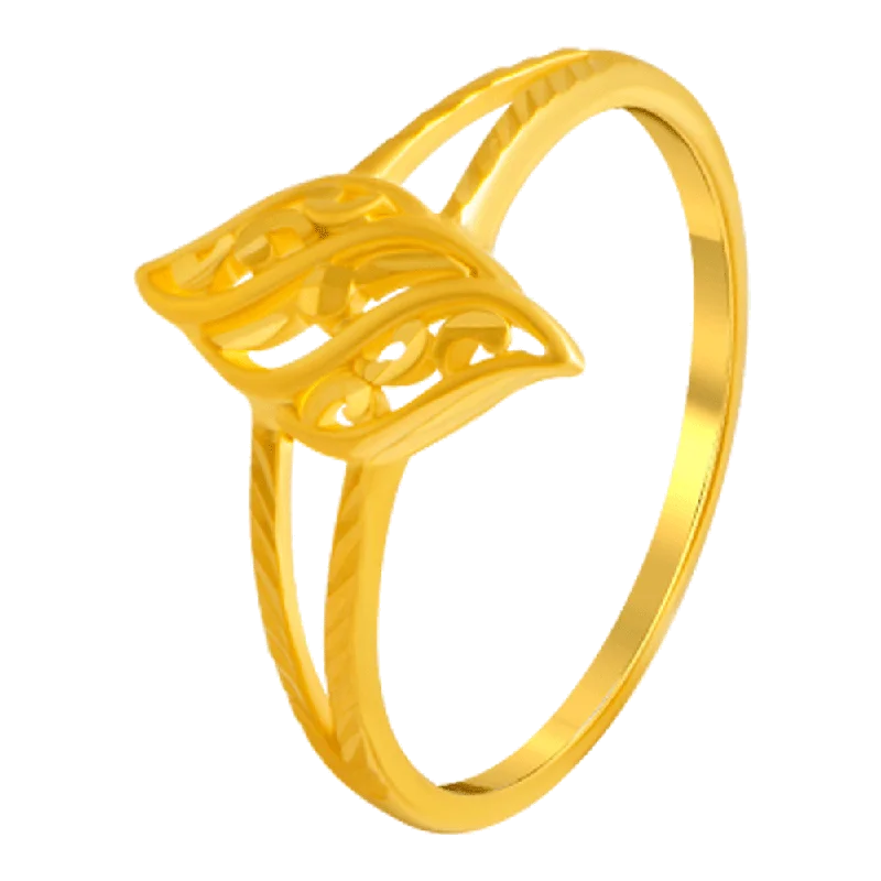 22KT Yellow Gold Ring For Women