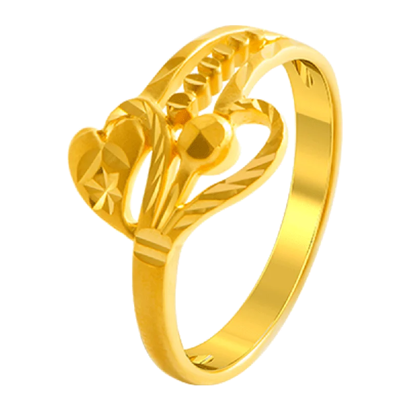 22KT Yellow Gold Ring For Women