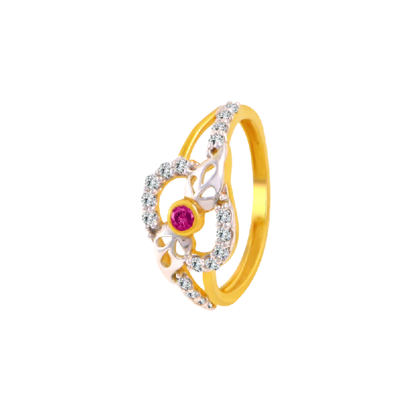 22KT Yellow Gold Ring For Women