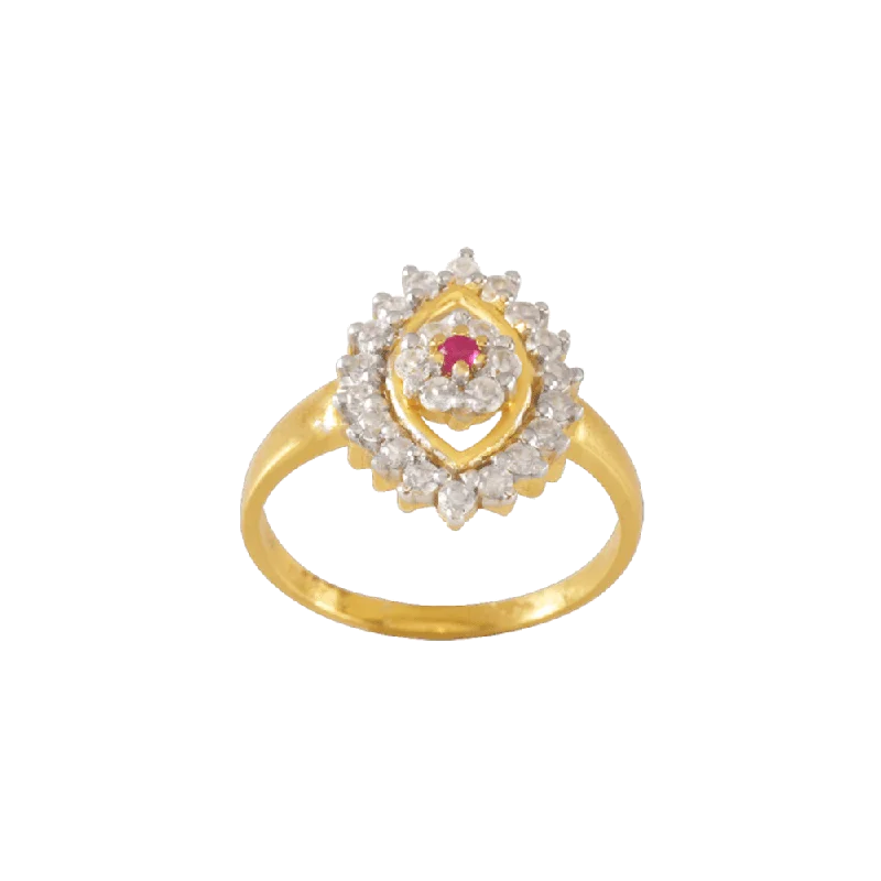 22KT Yellow Gold Ring For Women