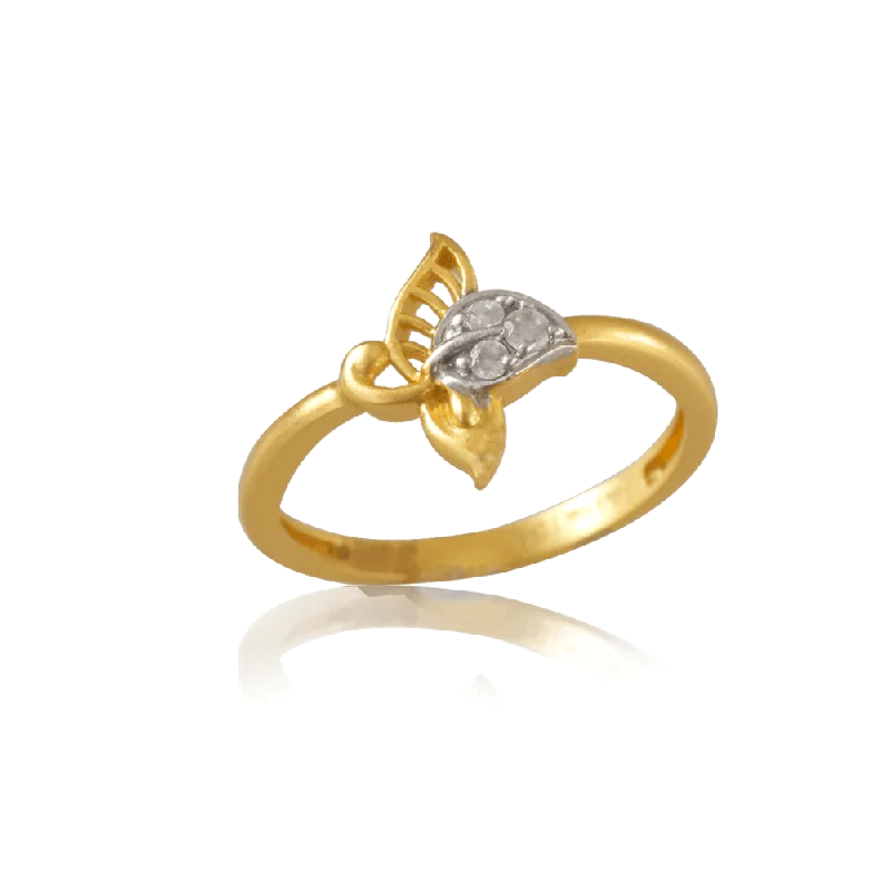 22KT Yellow Gold Ring For Women