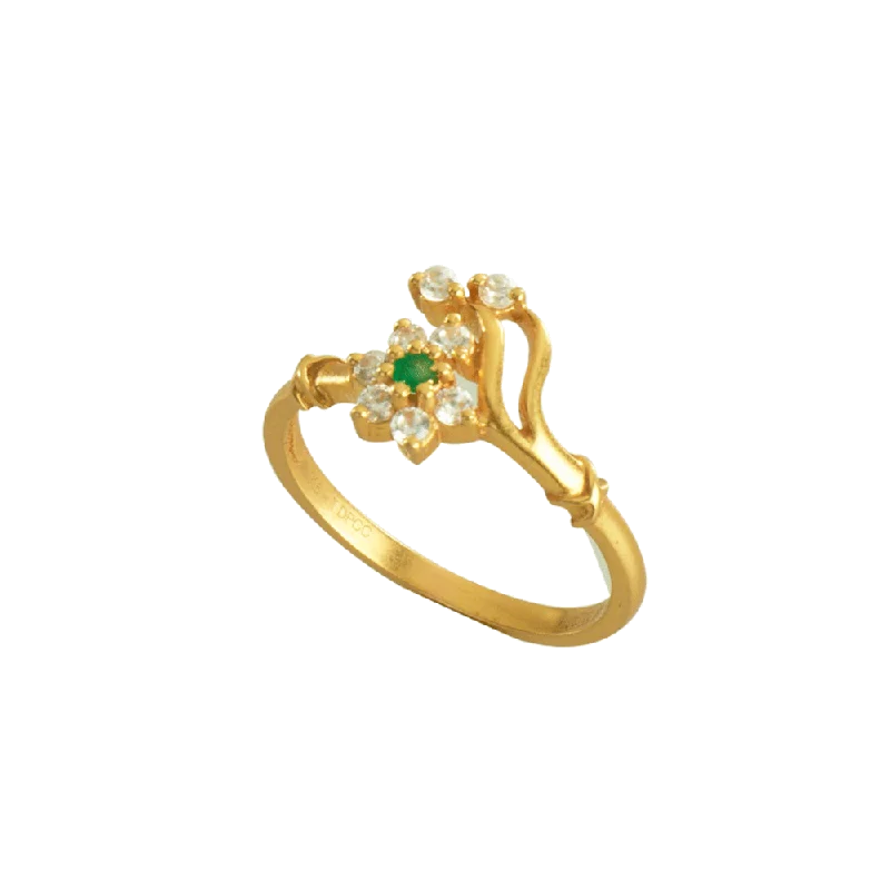 22KT Yellow Gold Ring For Women