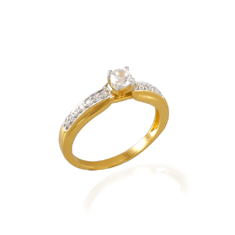 22KT Yellow Gold Ring For Women