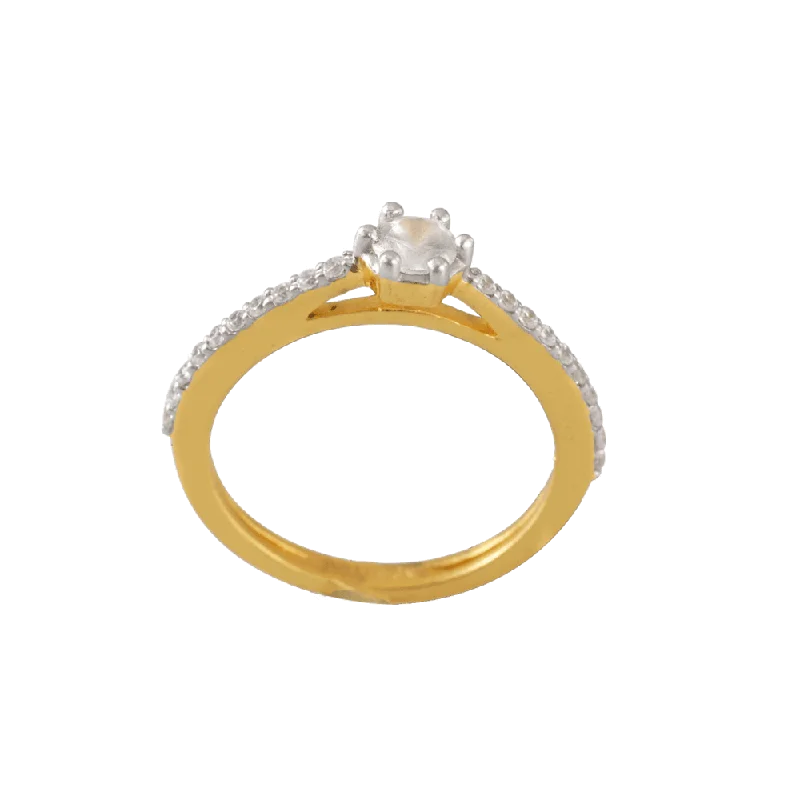 22KT Yellow Gold Ring For Women