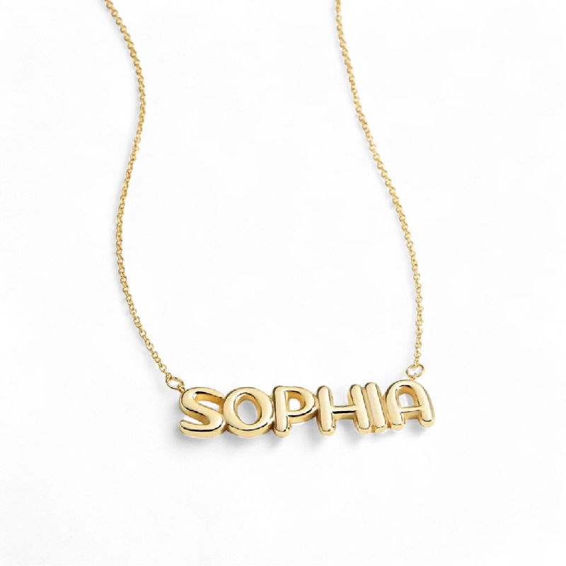 Balloon Name Necklace