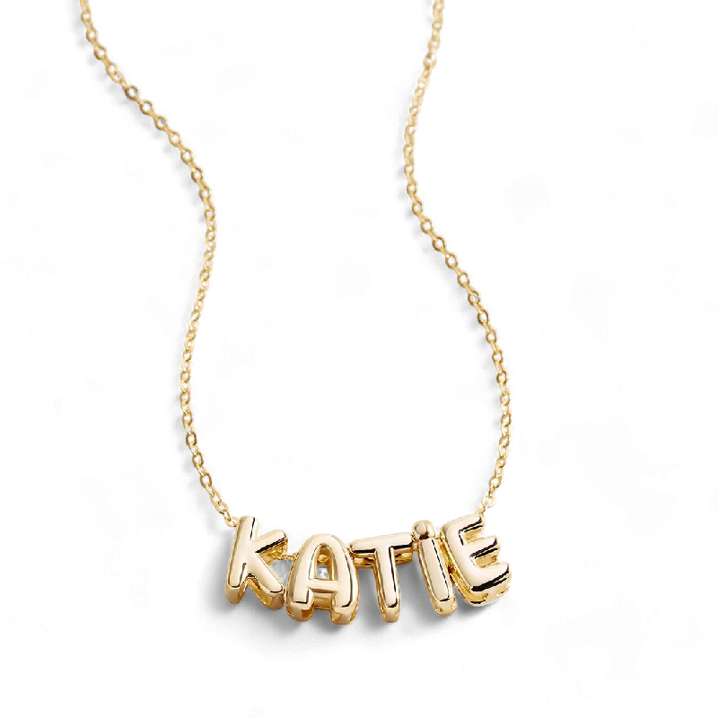 Bubble Name Necklace