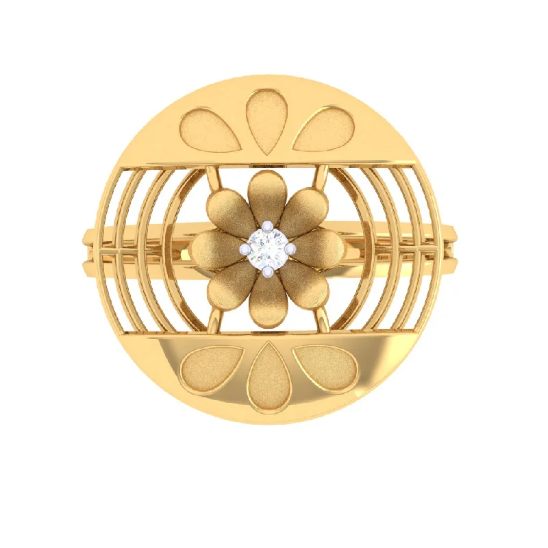 Floral Gold Ring