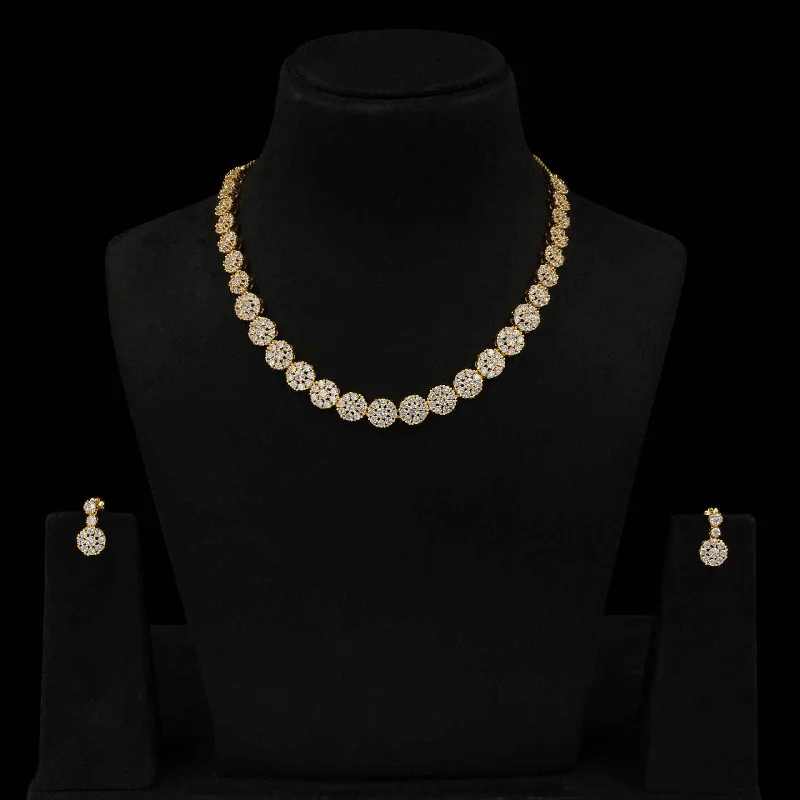 Gold Necklace PMSNS32W-008, PMSHST36W-022