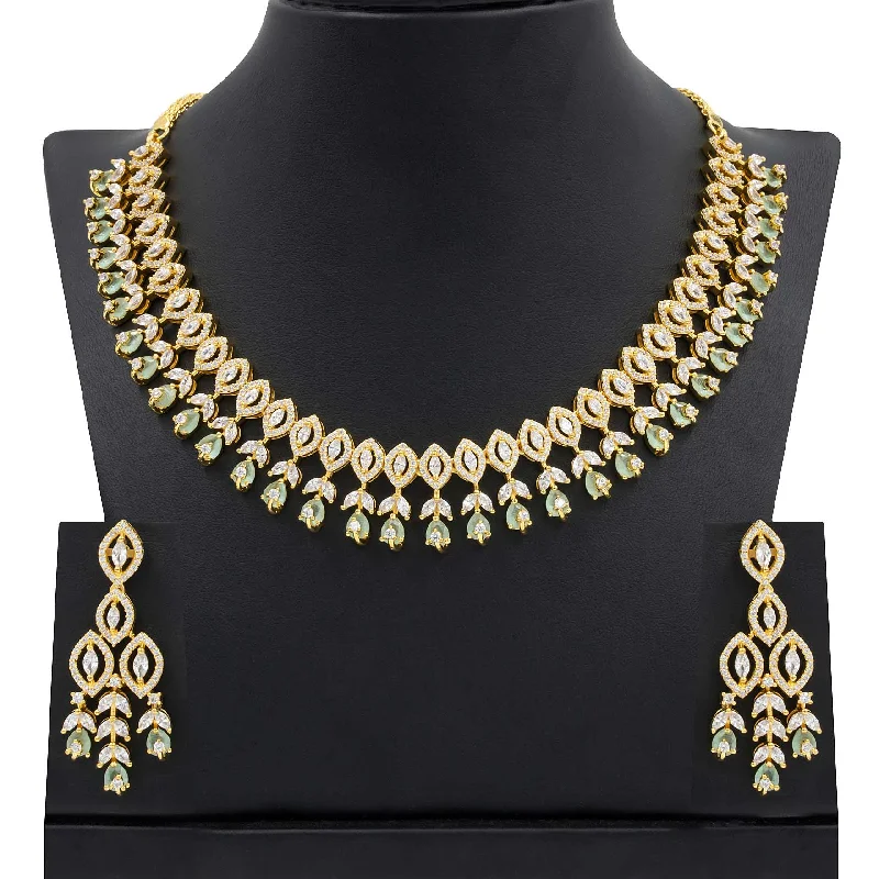 PREMIUM STONE NECKLACE SHORT WITH STUD PMSNS5WN-0021, PMSHST15WN-052