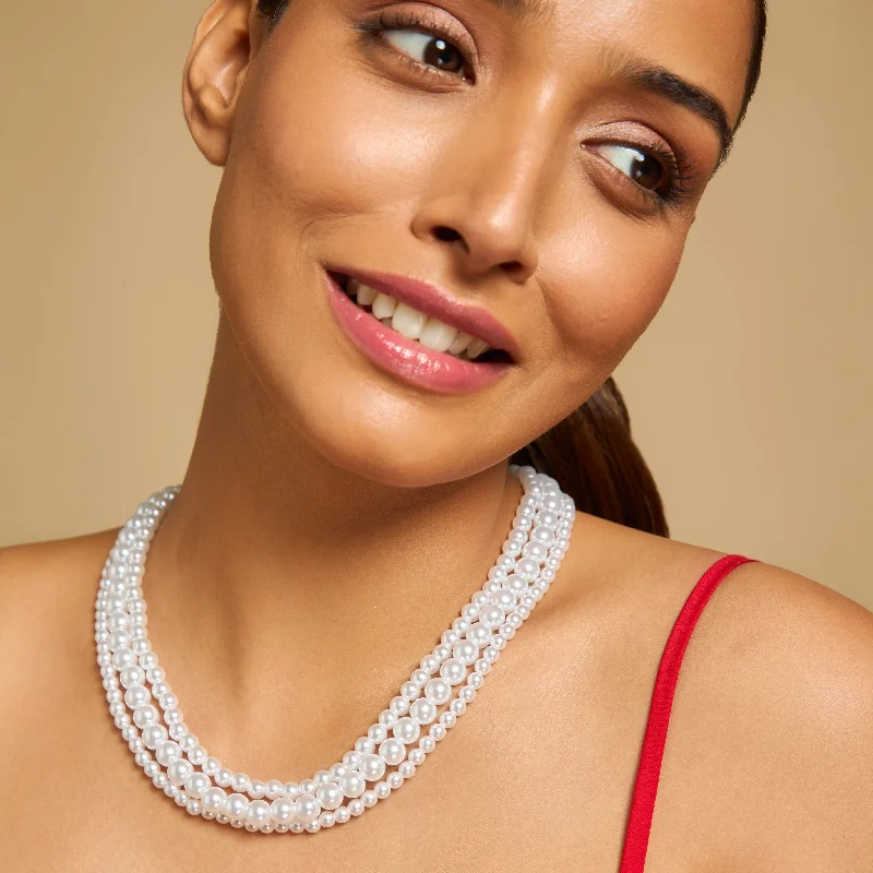 Trendy Pearl Necklace 174339